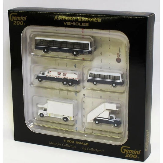 GEMINIJETS SET OF 5 AIRPORT SERVICE VEHICLES