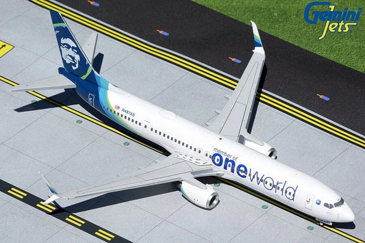 GEMINI JETS B737 ALASKA AIRLINES "ONE WORLD LIVERY" REG: B487AS