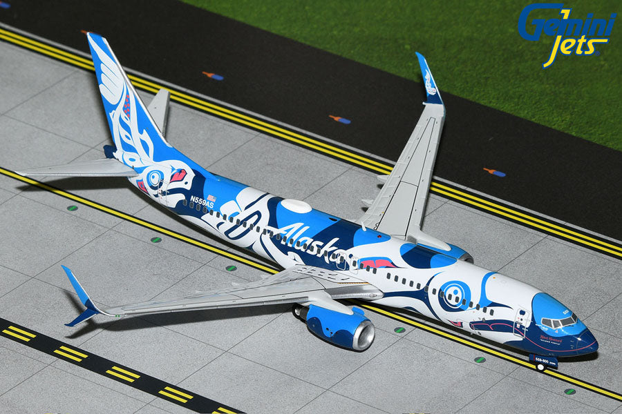 GEMINI JETS B737-800S ALASKA AIRLINES "XAAT KWAANI/SALMON PEOPLE" REG: N559AS