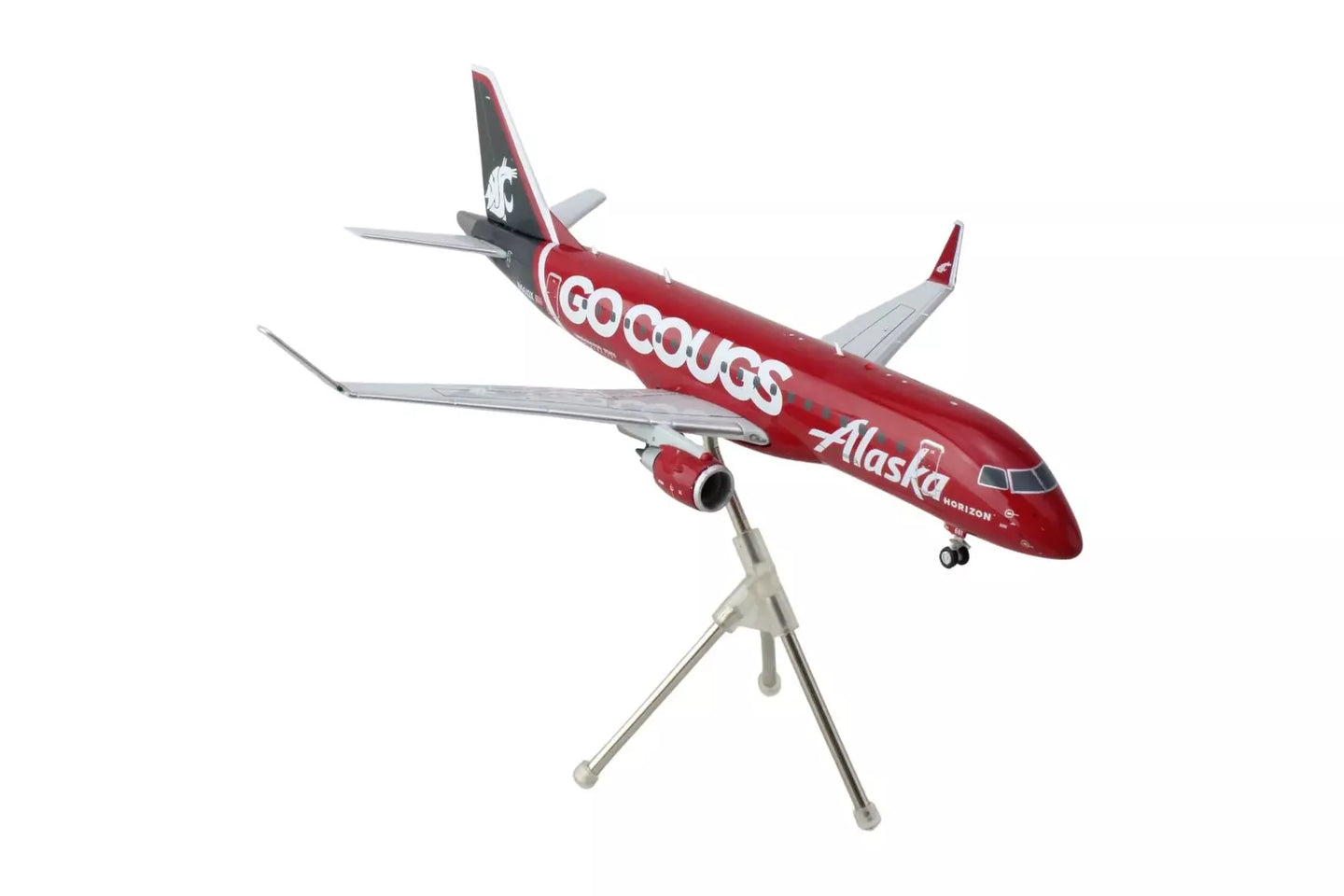 GEMINI JETS E175LR ALASKA AIRLINES/HORIZON AIR "WASHINGTON STATE UNI GO COUGS" REG: N661QX