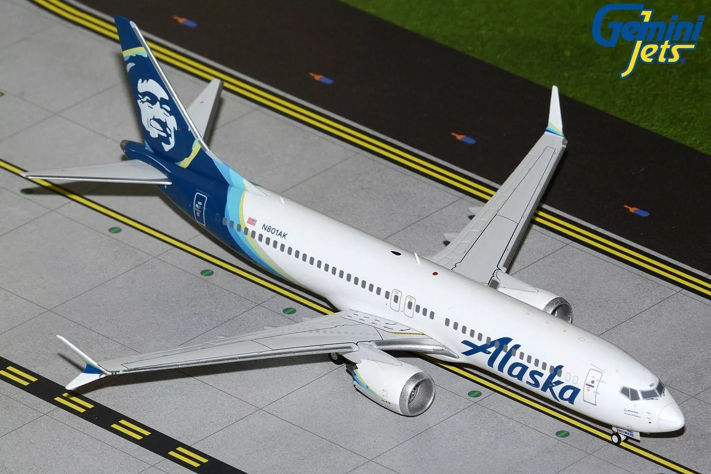 GEMINI JETS B737-8 MAX ALASKA AIRLINES REG: N801AK