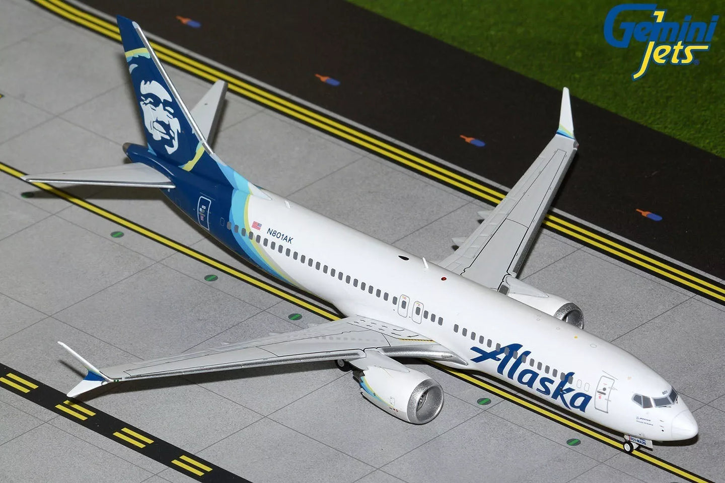 GEMINI JETS B737-8 MAX ALASKA AIRLINES REG: N801AK
