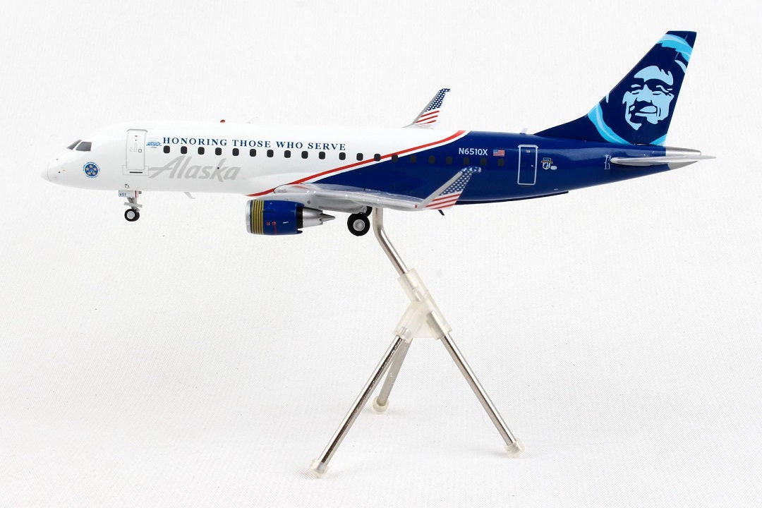 GEMINI JETS EMBRAER E-175 ALASKA/HORIZON AIR REG: N651QX