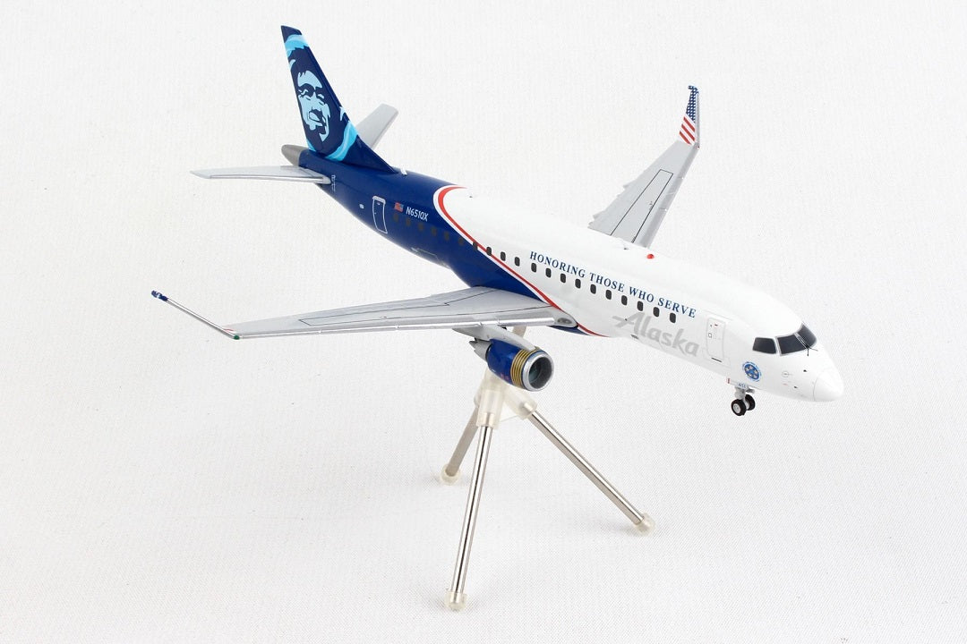 GEMINI JETS EMBRAER E-175 ALASKA/HORIZON AIR REG: N651QX