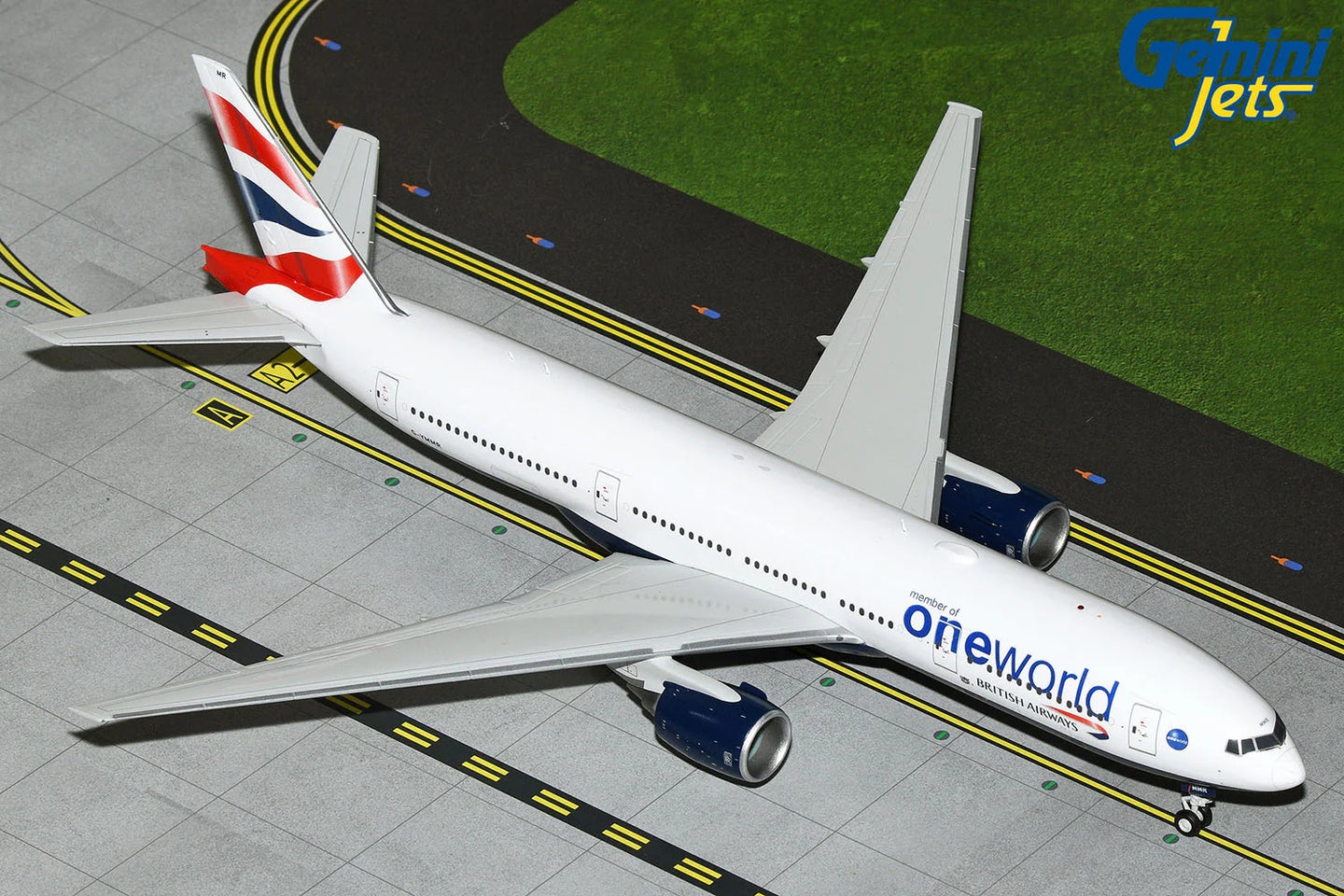 GEMINI JETS B777-200ER BRITISH AIRWAYS "ONEWORLD LIVERY" REG: G-YMMR