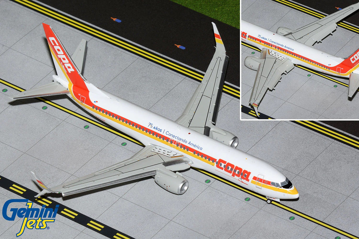 GEMINI JETS B737-800S COPA AIRLINES FLAPS DOWN  REG: HP-1841CMP