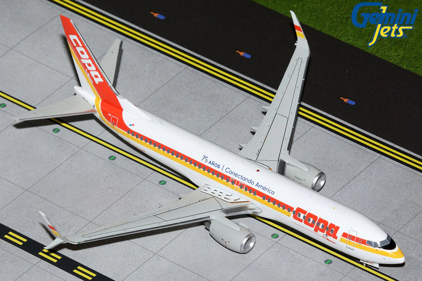 GEMINI JETS B737-800S COPA AIRLINES "75TH ANNIVERSARY RETRO LIVERY" REG: HP-1841CMP