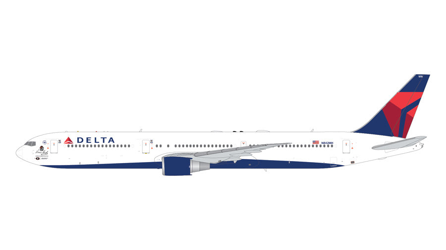 GEMINI JETS B767-400ER DELTA AIR LINES "VINCE DOOLEY" (NEW TOOLING) REG: N842MH
