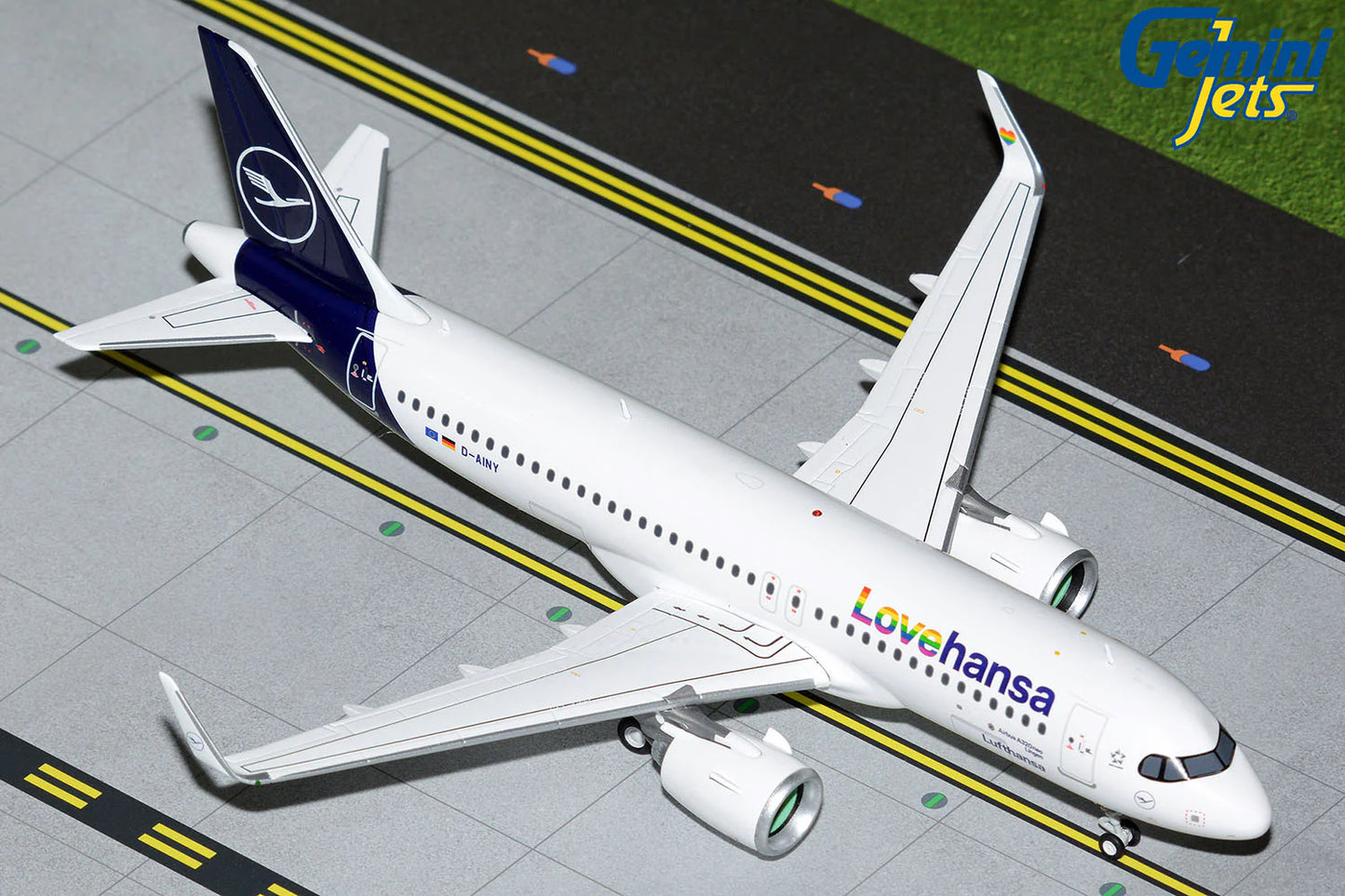 GEMINI JETS A320NEO LUFTHANSA "LOVEHANSA" REG: D-AINY
