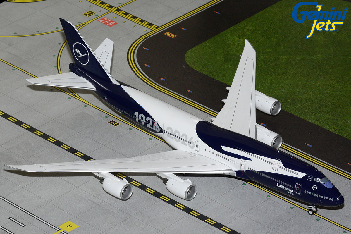 GEMINI JETS B747-8 LUFTHANSA '100 LIVERY' REG: D-ABYN