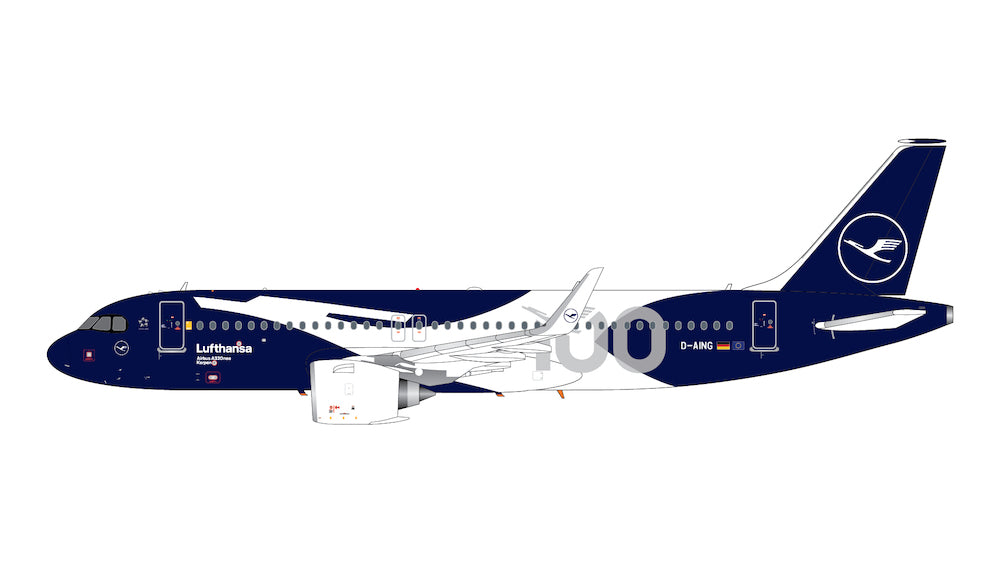 GEMINI JETS A320NEO LUFTHANSA '100 YEARS LIVERY' REG: D-AING