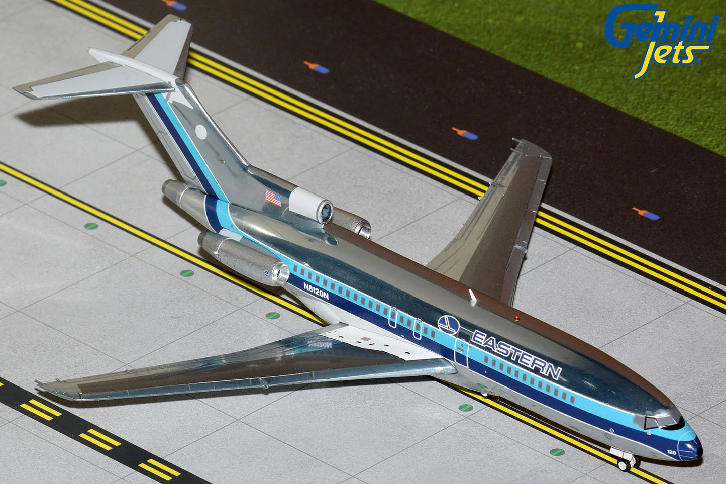 GEMINI JETS B727-100 EASTERN AIRLINES (POLISHED LIVERY) REG: N8120N