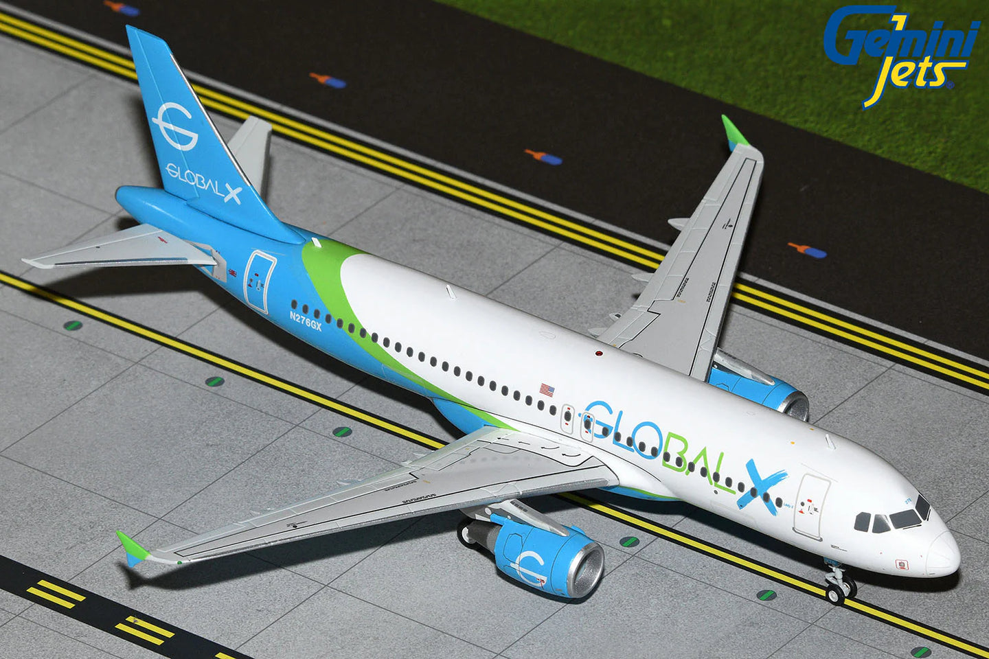 GEMINI JETS A320 GLOBALX AIRLINES (GLOBAL CROSSING AIRLINES) REG: N276GX