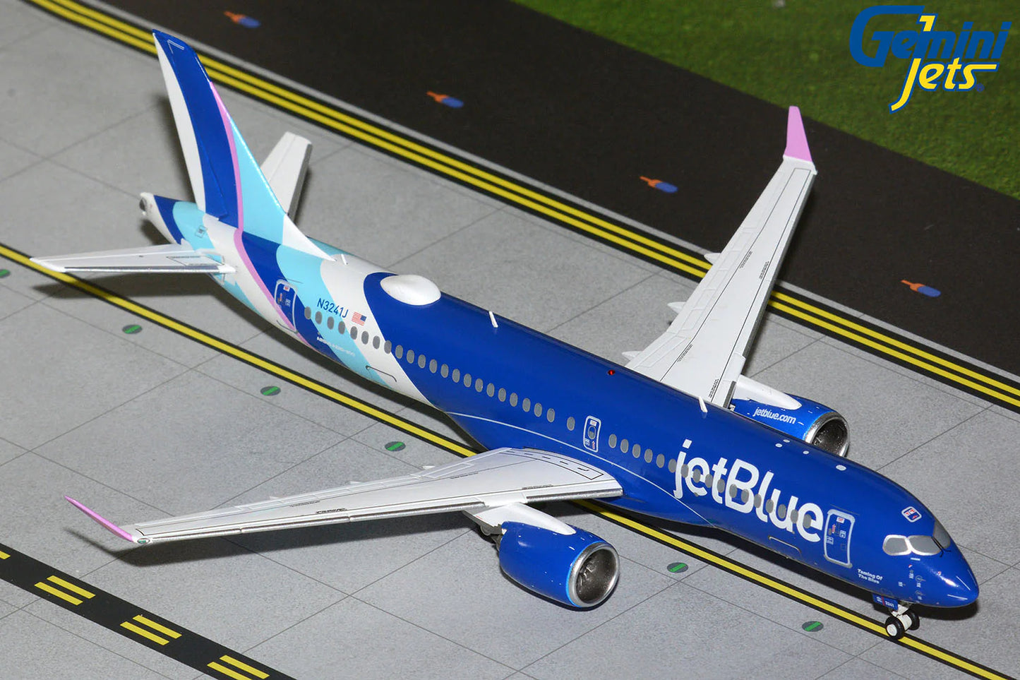GEMINI JETS A220-300 JETBLUE AIRWAYS "TAMING OF THE BLUE" REG: N3241J