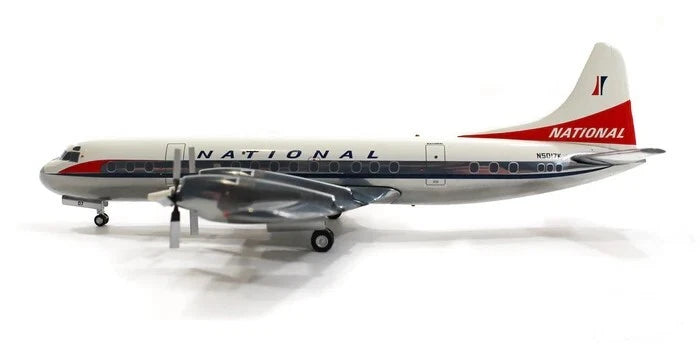 GEMINI JETS L-188A ELECTRA NATIONAL AIRLINES (POLISHED BELLY) REG: N5017K