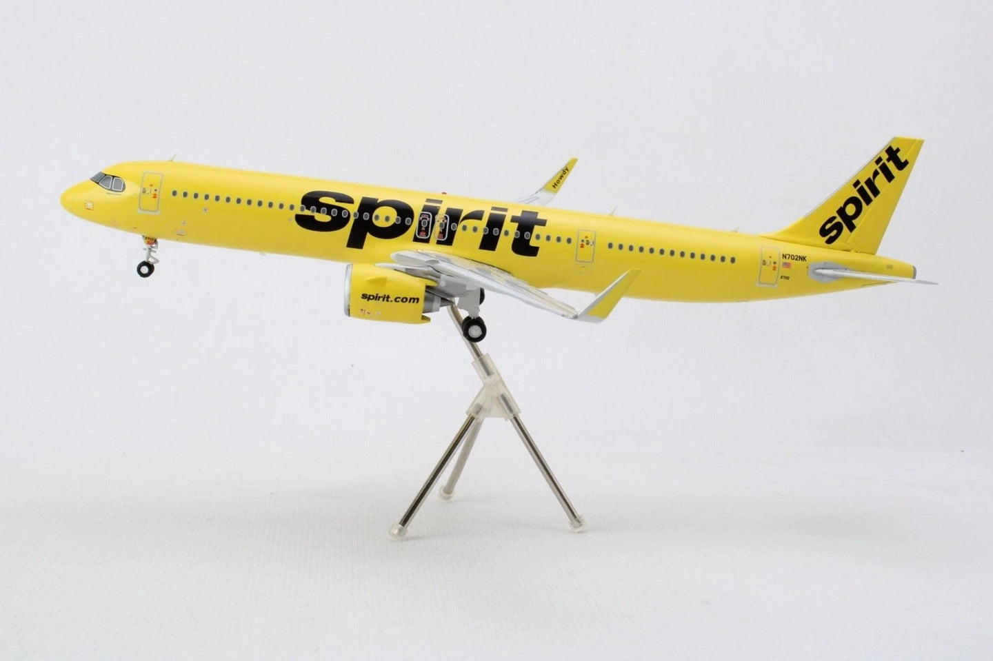 GEMINI JETS A321NEO SPIRIT AIRLINES "SPIRIT.COM" REG: N702NK