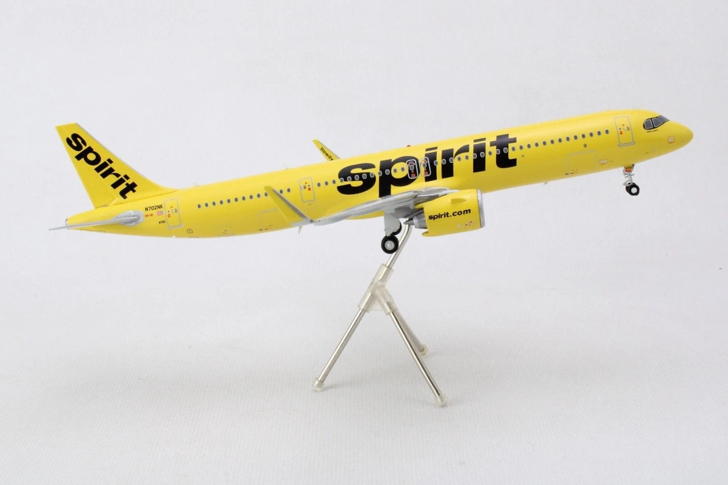GEMINI JETS A321NEO SPIRIT AIRLINES "SPIRIT.COM" REG: N702NK