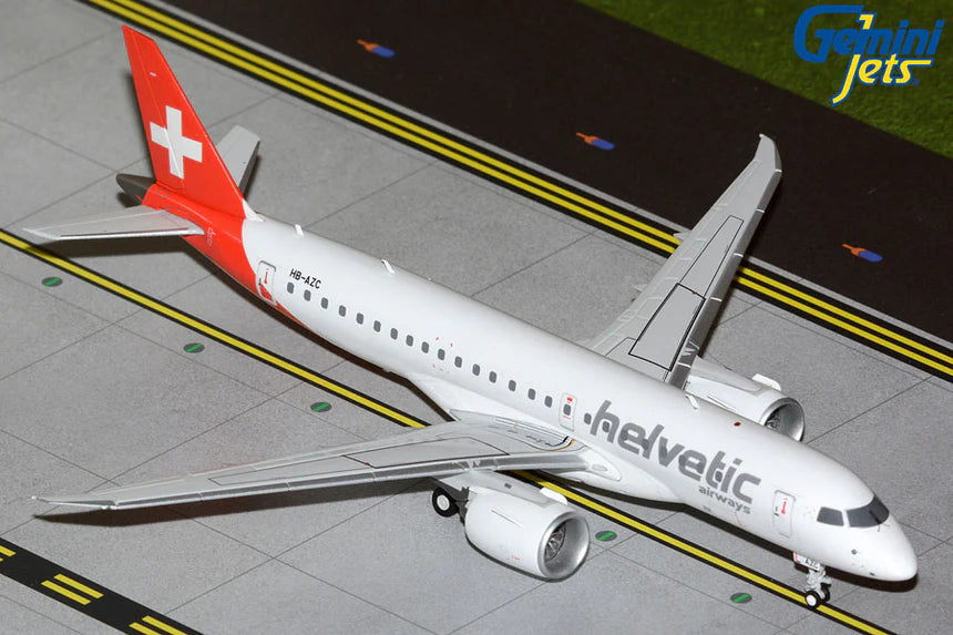 GEMINI JETS EMBRAER ERJ190-E2 HELVETIC AIRWAYS REG: HB-AZC