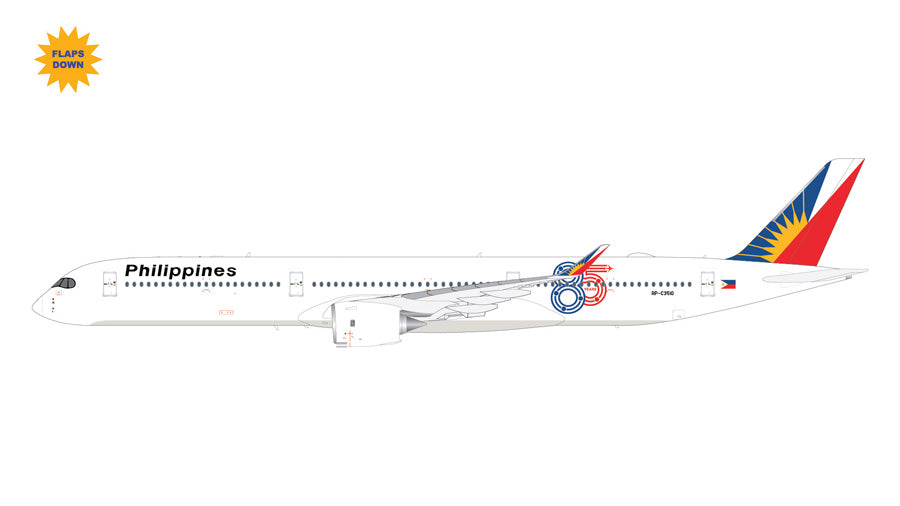 GEMINI JETS A350-1000 PHILLIPPINE AIRLINES "85 YEARS" (FLAPS DOWN) REG: RP-C3510