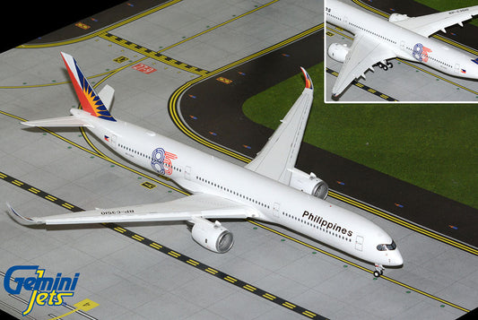GEMINI JETS A350-1000 PHILLIPPINE AIRLINES "85 YEARS" (FLAPS DOWN) REG: RP-C3510