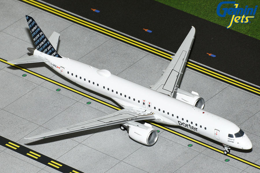 GEMINI JETS E195-E2 PORTER AIRLINES REG: C-GKQL (NEW TOOLING)