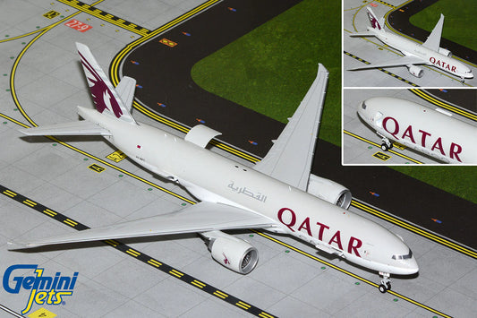 GEMINI JETS B777-200LRF QATAR AIRWAYS CARGO (INTERACTIVE SERIES) REG: A7-BFT