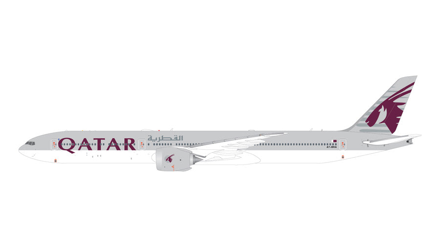 GEMINI JETS B777-9 QATAR AIRWAYS (WITH OPTIONAL FOLDED WINGTIPS) REG: A7-BKA
