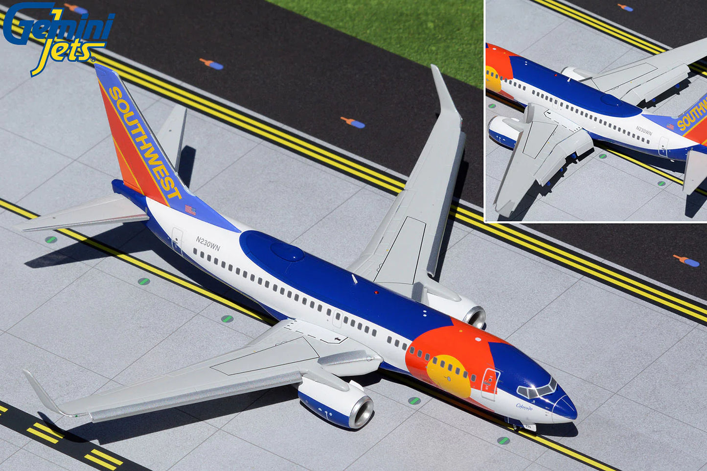 GEMINIJETS B737 SOUTHWEST AIRLINES "COLORADO ONE" (FLAP DOWN) REG: N230WN