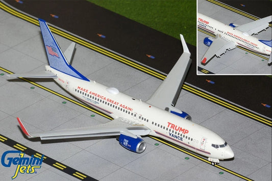 GEMINI JETS B737-800 EASTERN AIR EXPRESS "TRUMP-VANCE CAMPAIGN" (FLAP DOWN) REG: N917XA