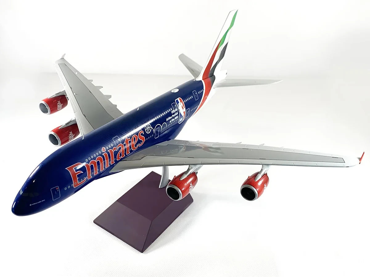 GEMINI JETS A380 EMIRATES "OFFICIAL AIRLINE PARTNER OF THE NBA" REG: A6-EOD