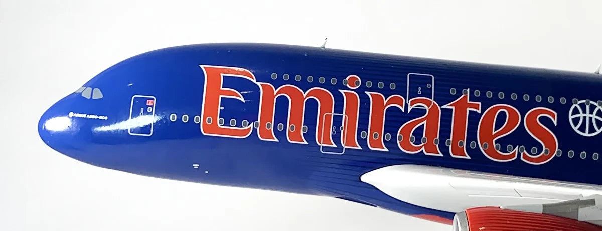 GEMINI JETS A380 EMIRATES "OFFICIAL AIRLINE PARTNER OF THE NBA" REG: A6-EOD