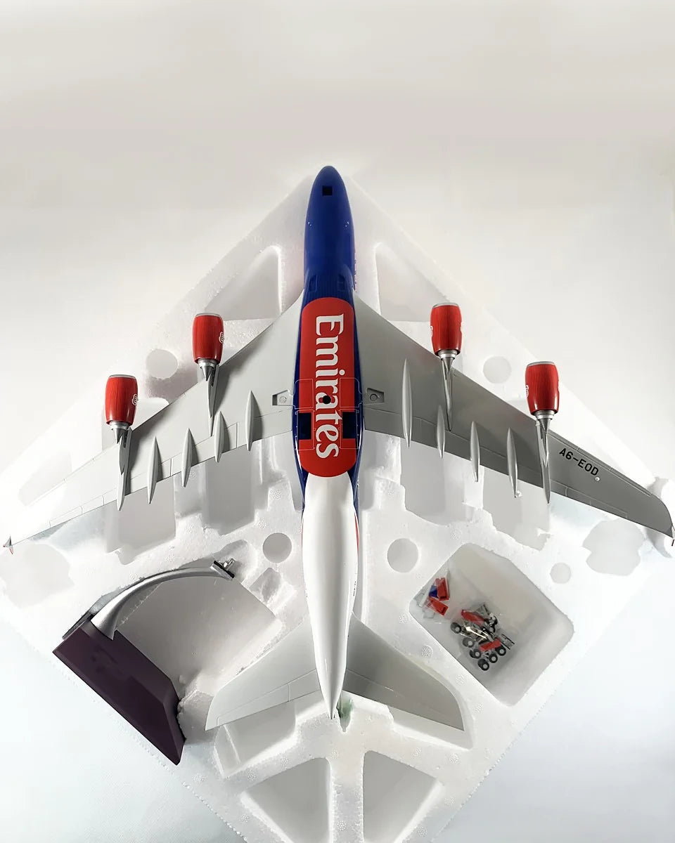 GEMINI JETS A380 EMIRATES "OFFICIAL AIRLINE PARTNER OF THE NBA" REG: A6-EOD