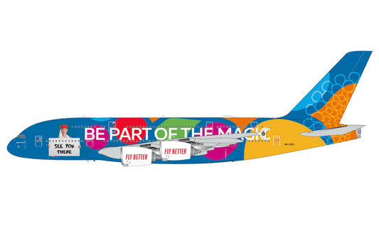 GEMINI JETS A380 EMIRATES "DESTINATION DUBAI/BE PART OF THE MAGIC" REG: A6-EES