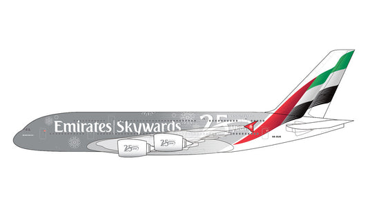 GEMINI JETS A380 EMIRATES "SKYWARDS 25 YEAR ANNIVERSARY LIVERY" REG: A6-EUE