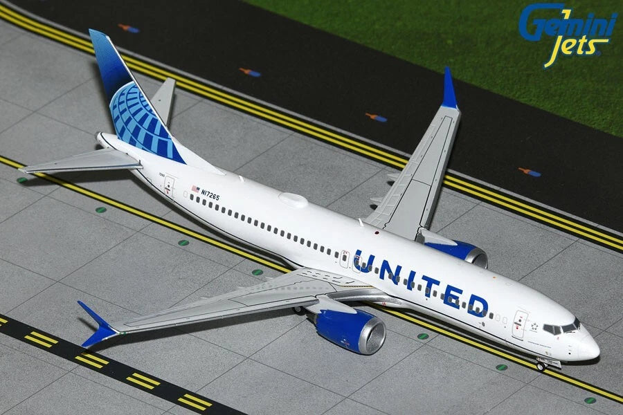 GEMINI JETS B737 MAX-8 UNITED AIRLINES REG: N17265