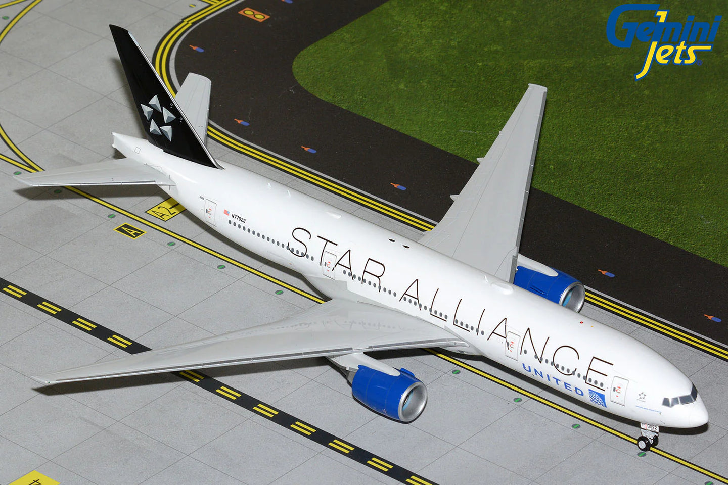 GEMINI JETS B777-200ER UNITED AIRLINES "STAR ALLIANCE LIVERY" REG: N77022