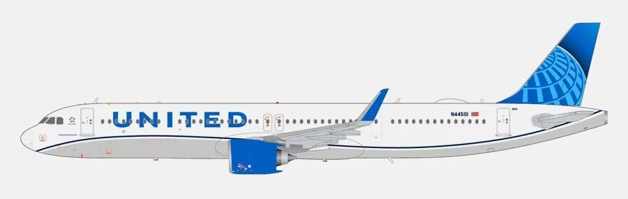 GEMINI JETS A321 NEO UNITED AIRLINES REG: N44501
