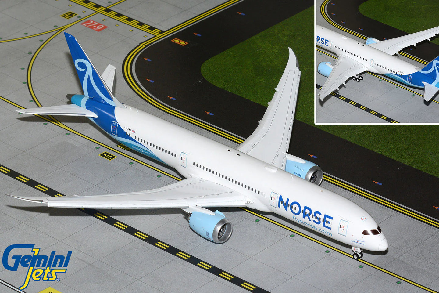 GEMINI JETS B787-9 NORSE ATLANTIC AIRWAYS UK (FLAPS DOWN) REG: G-CKWS
