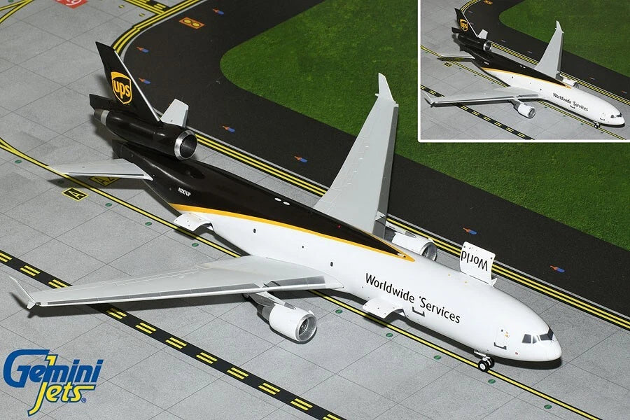 GEMINI JETS MD-11F UPS REG: N287UP WITH STAND (INTERACTIVE SERIES)