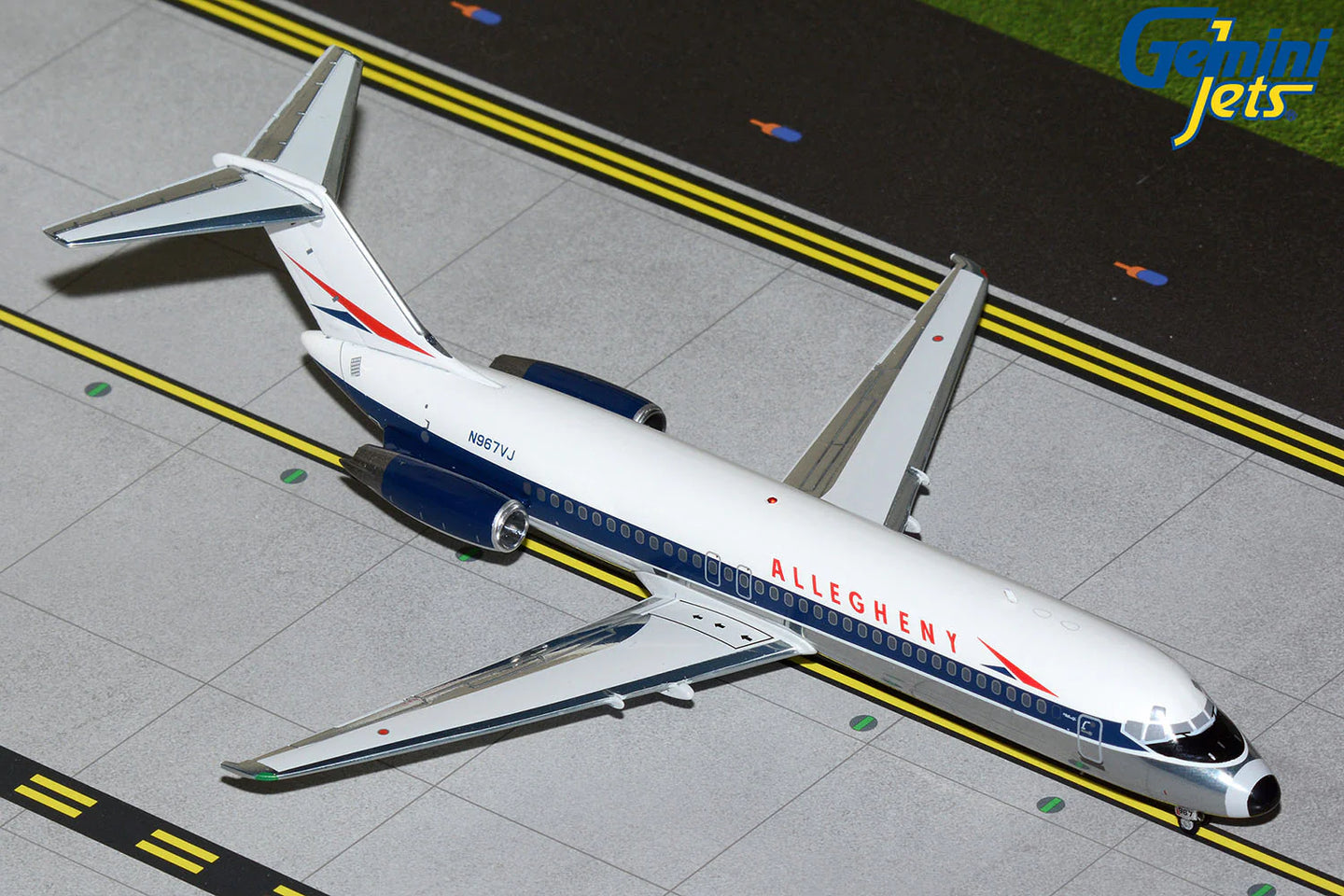 GEMINI JETS DC-9-30 ALLEGHENY AIRLINES (WITH POLISHED BELLY) REG: N967VJ
