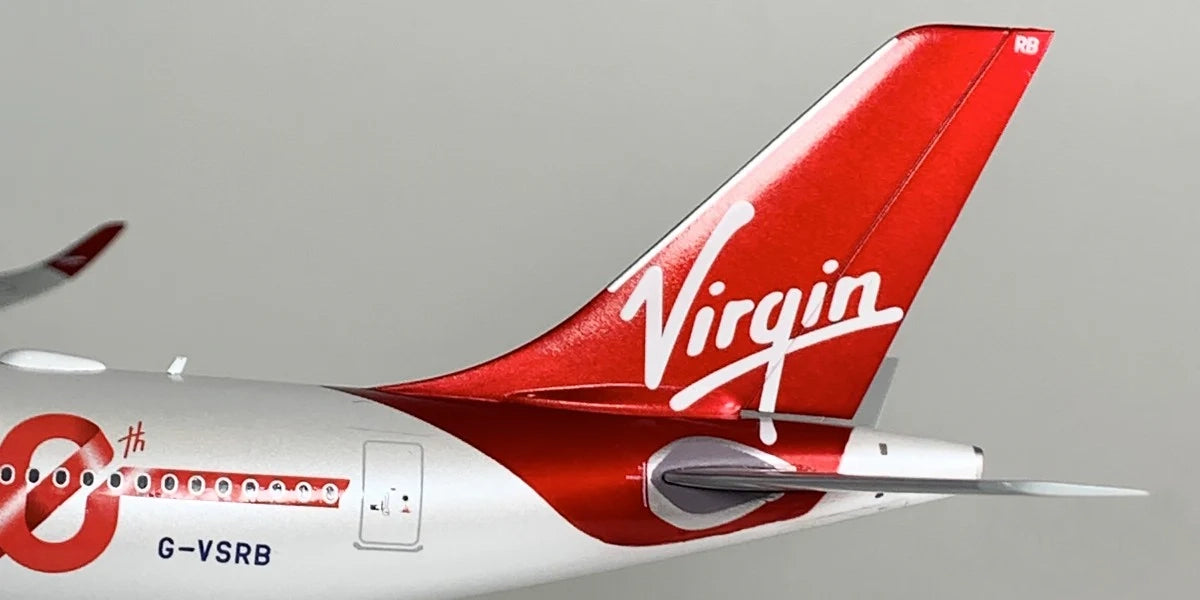 GEMINI JETS G2VIR1373 1/200 A330-900NEO VIRGIN ATLANTIC AIRWAYS "40TH ANNIVERSARY LOGO" REG: G-VSRB WITH STAND