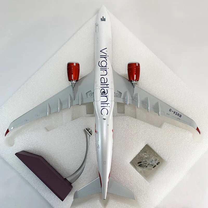 GEMINI JETS G2VIR1373 1/200 A330-900NEO VIRGIN ATLANTIC AIRWAYS "40TH ANNIVERSARY LOGO" REG: G-VSRB WITH STAND