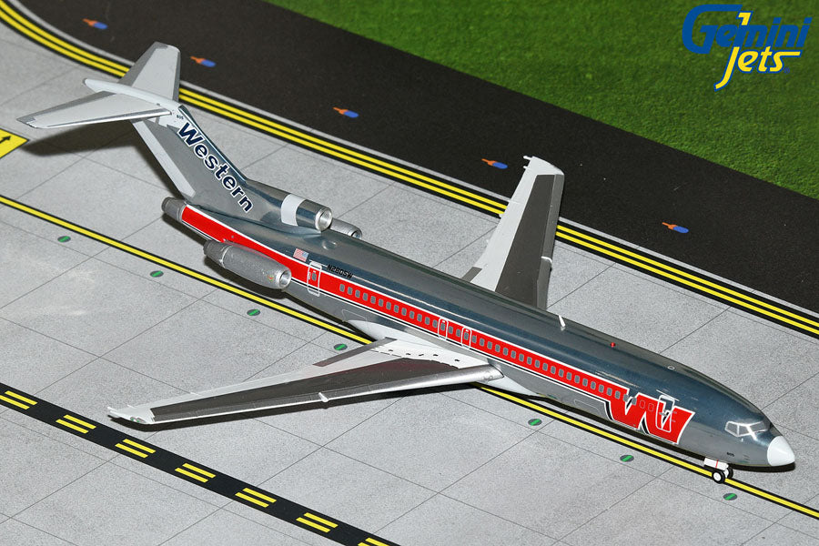GEMINI JETS B727-200 WESTERN AIRLINES "BUD LIGHT LIVERY" (POLISHED) REG: N2805W