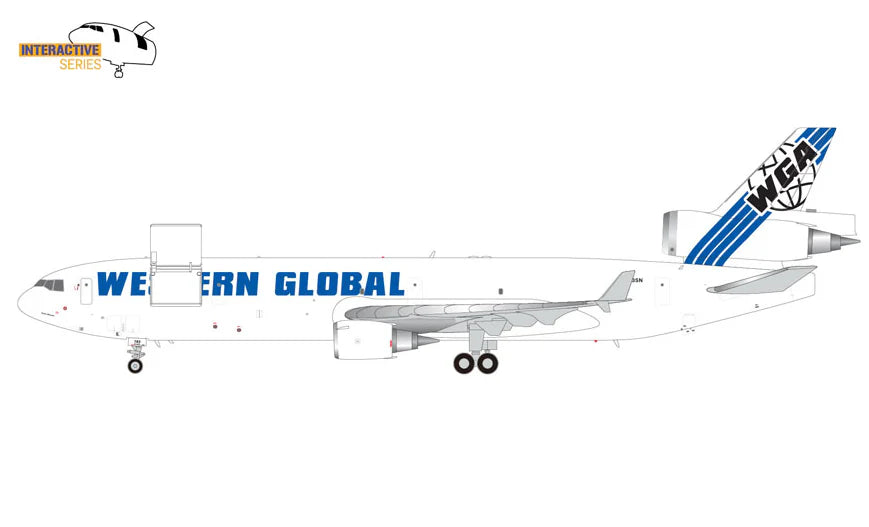 GEMINI JETS MD-11F WESTERN GLOBAL AIRLINES (INTERACTIVE SERIES) REG: N783SN