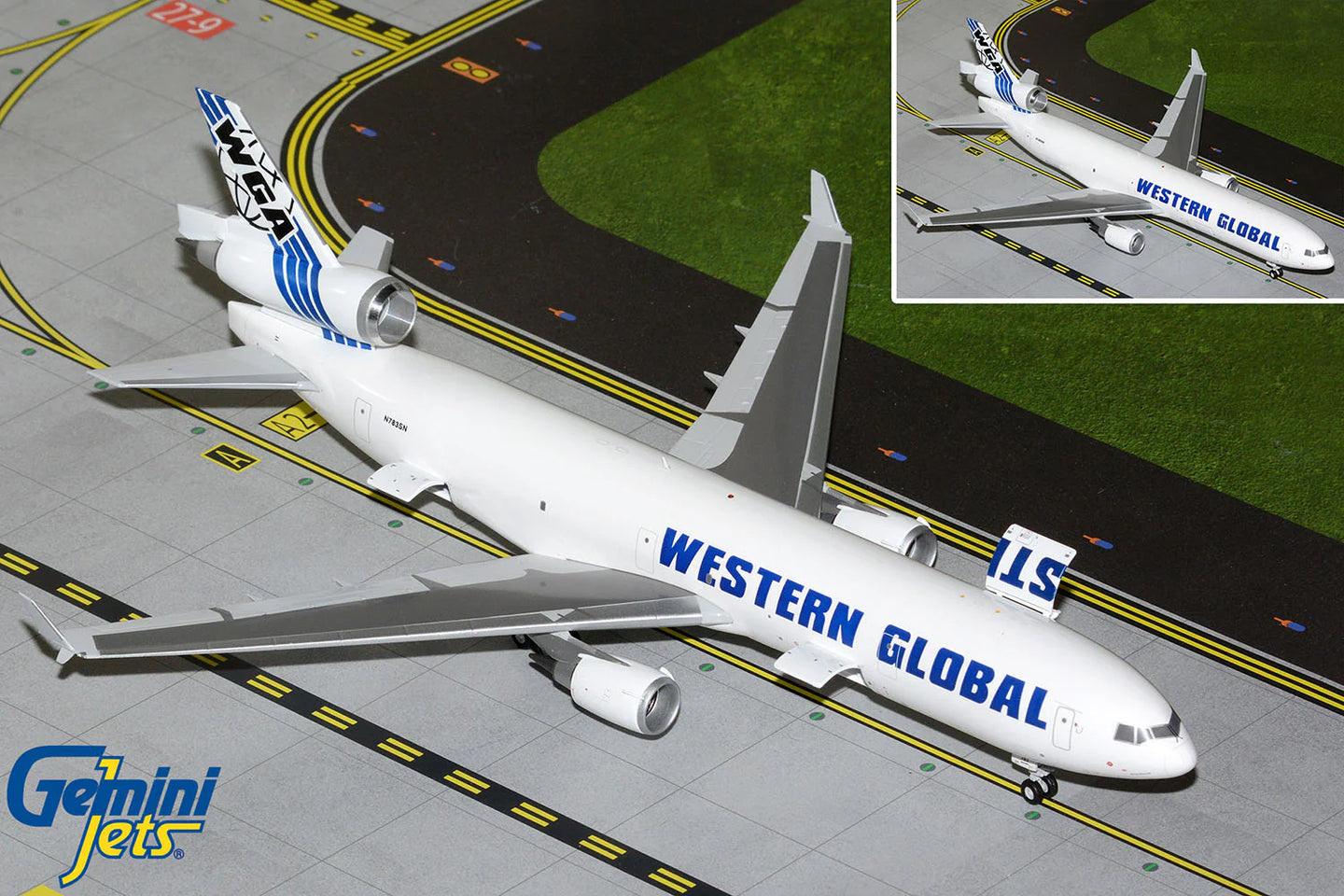 GEMINI JETS MD-11F WESTERN GLOBAL AIRLINES (INTERACTIVE SERIES) REG: N783SN