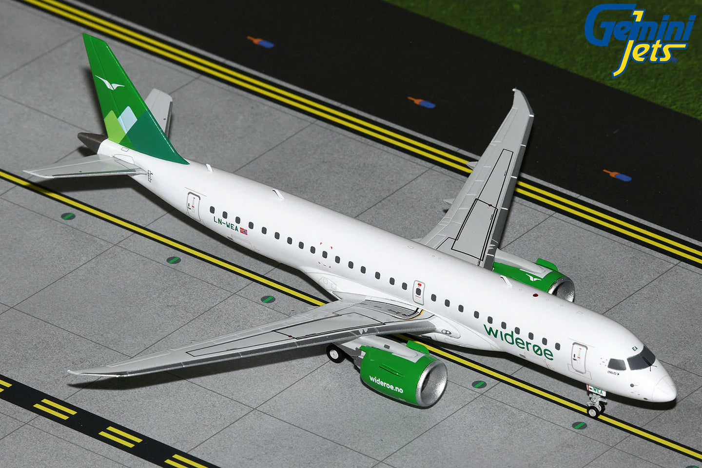 GEMINI JETS E190-E2 WIDEROE REG: LN-WEA