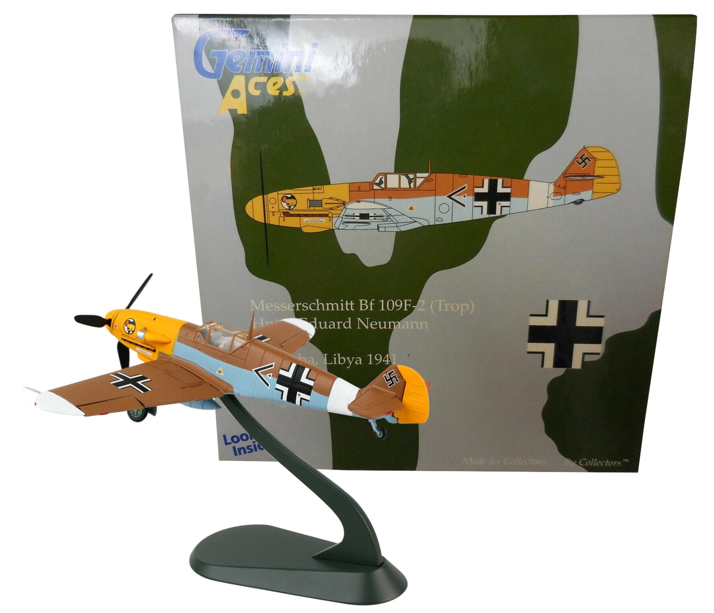 GEMINIJETS BF-109F LUFTWAFFE I./JG 27 EDUARD NEUMANN LIBYA 1941