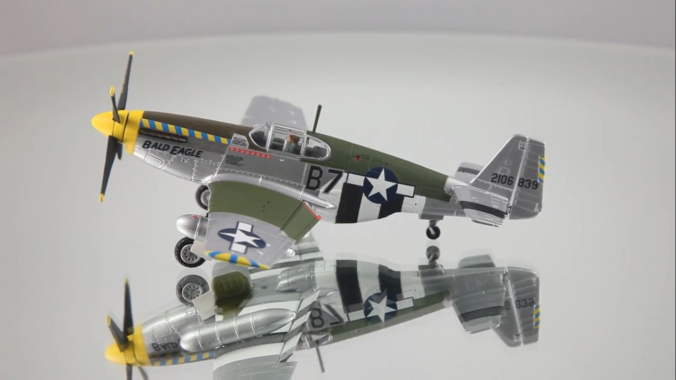GEMINI ACES P-51B MUSTANG USAAF "BALD EAGLE" ENGLAND 1944
