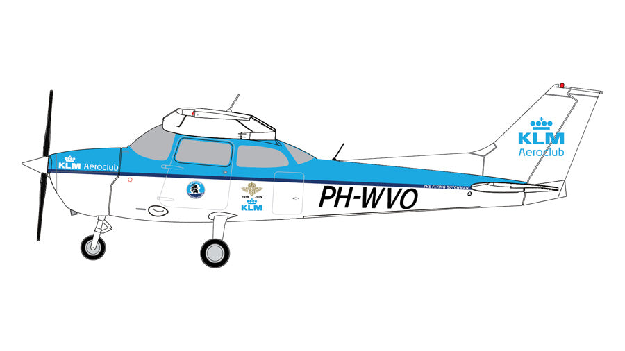 GEMINI JETS CESSNA 172P SKYHAWK KLM AEROCLUB II REG: PH-WVO