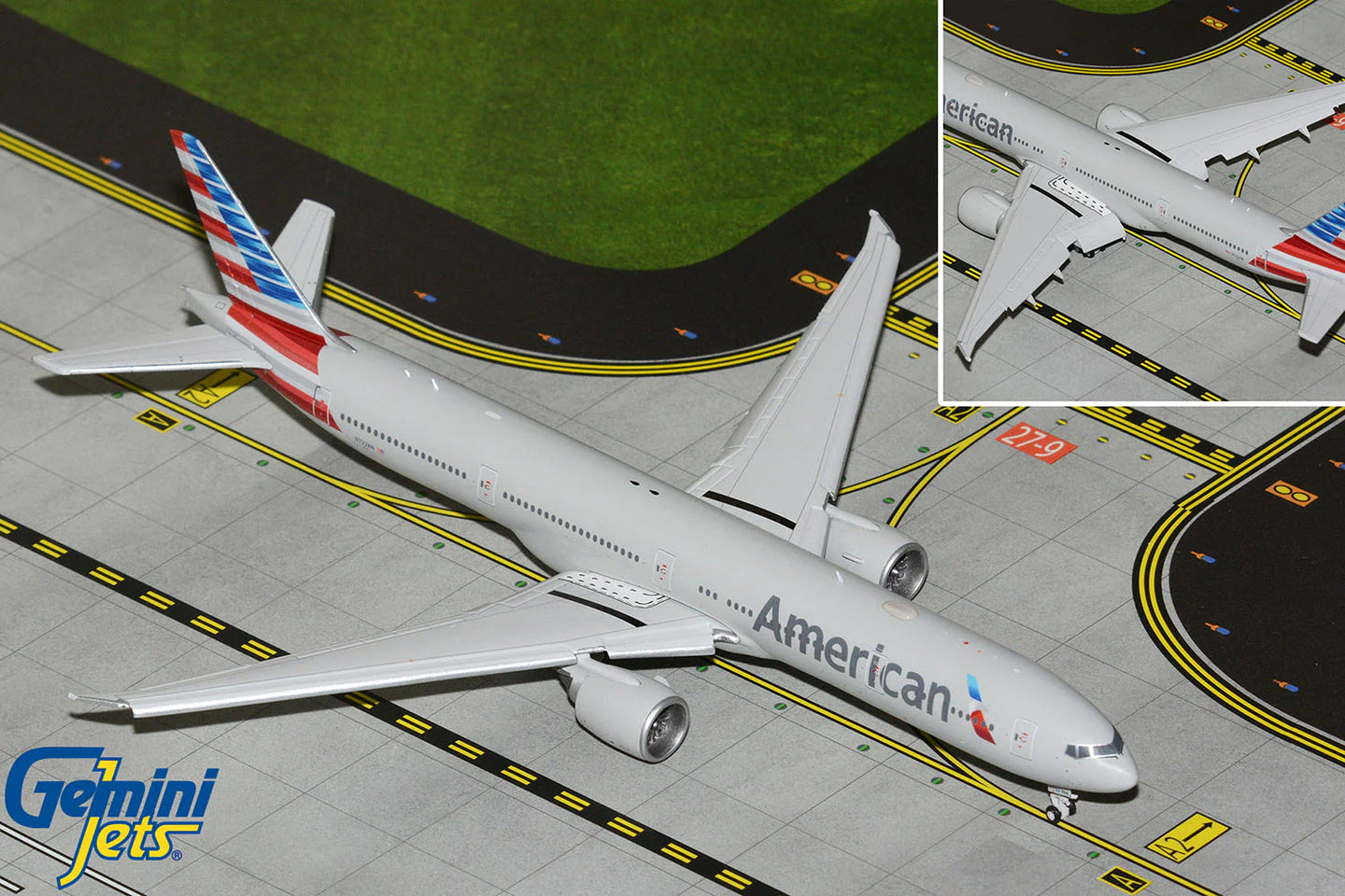 GEMINI JETS B777-300ER AMERICAN AIRLINES (FLAPS DOWN) REG: N722AN